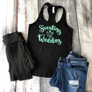Sweating for the Wedding Women's Tank